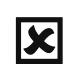 Checkbox marked with an X
